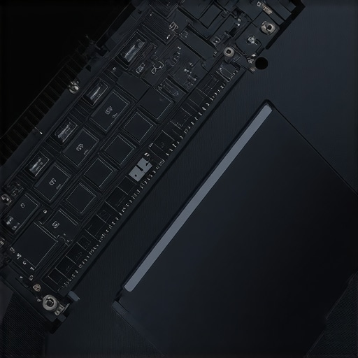 Interior view of RTX gaming laptop highlighting vapor chamber and thermal design.