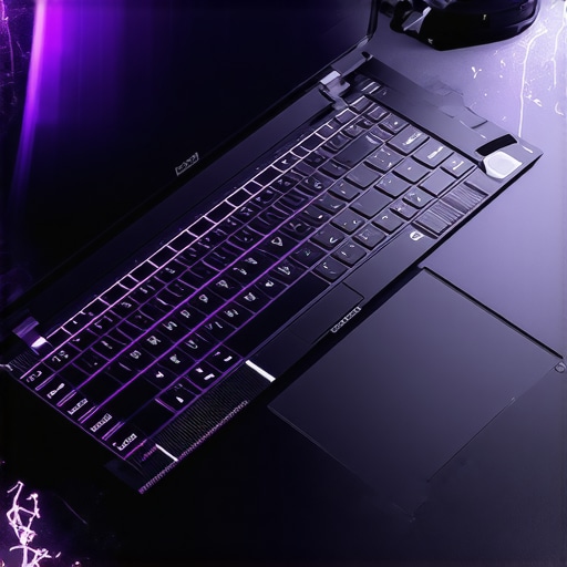 A high-tech gaming laptop showcasing vapor chamber cooling technology