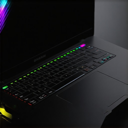 A gaming laptop featuring sophisticated cooling technology and vibrant RGB lighting, highlighting thermals and performance