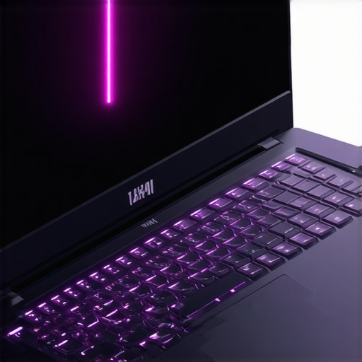 High-performance gaming laptop showcasing cooling vents and high-refresh-rate display