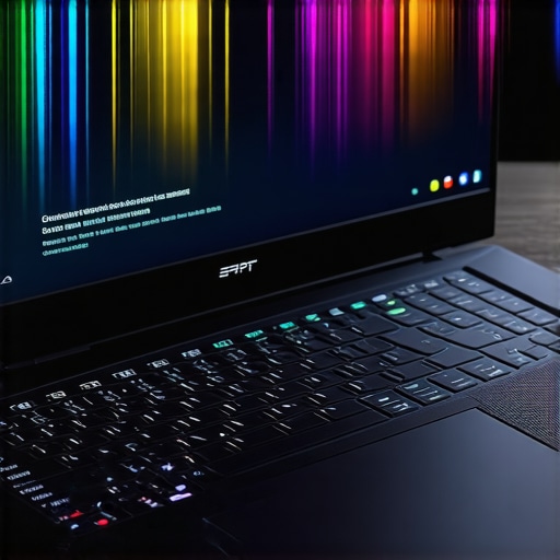 Gaming laptop with high FPS display and advanced cooling system