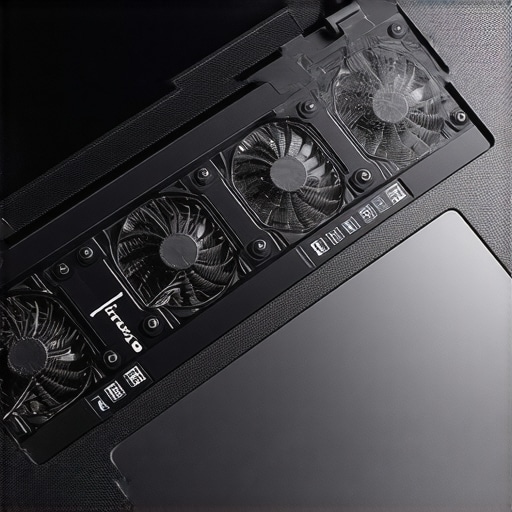 Gaming laptop cooling system with vapor chambers and active fans