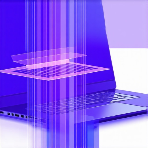 Illustration of airflow paths in a high-performance gaming laptop with cooling enhancements