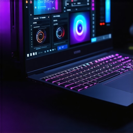 Gaming laptop showing cooling system and thermal performance