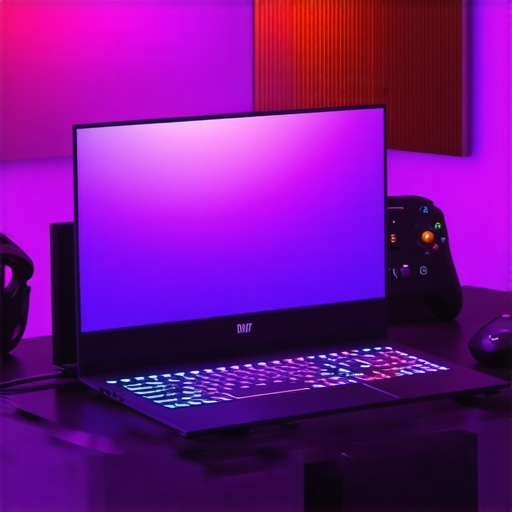A modern gaming laptop showcasing a high refresh rate display and advanced cooling features.