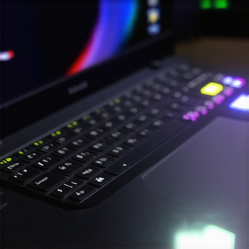 Gaming laptop with cooling pad and thermal paste applying