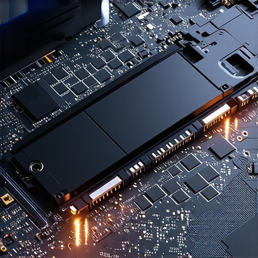 Cross-section of a gaming laptop showing upgraded cooling components