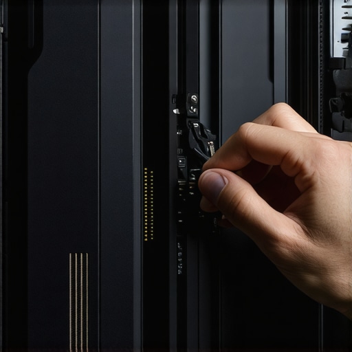 Gamer maintaining and cleaning a powerful RTX laptop to improve cooling and performance.